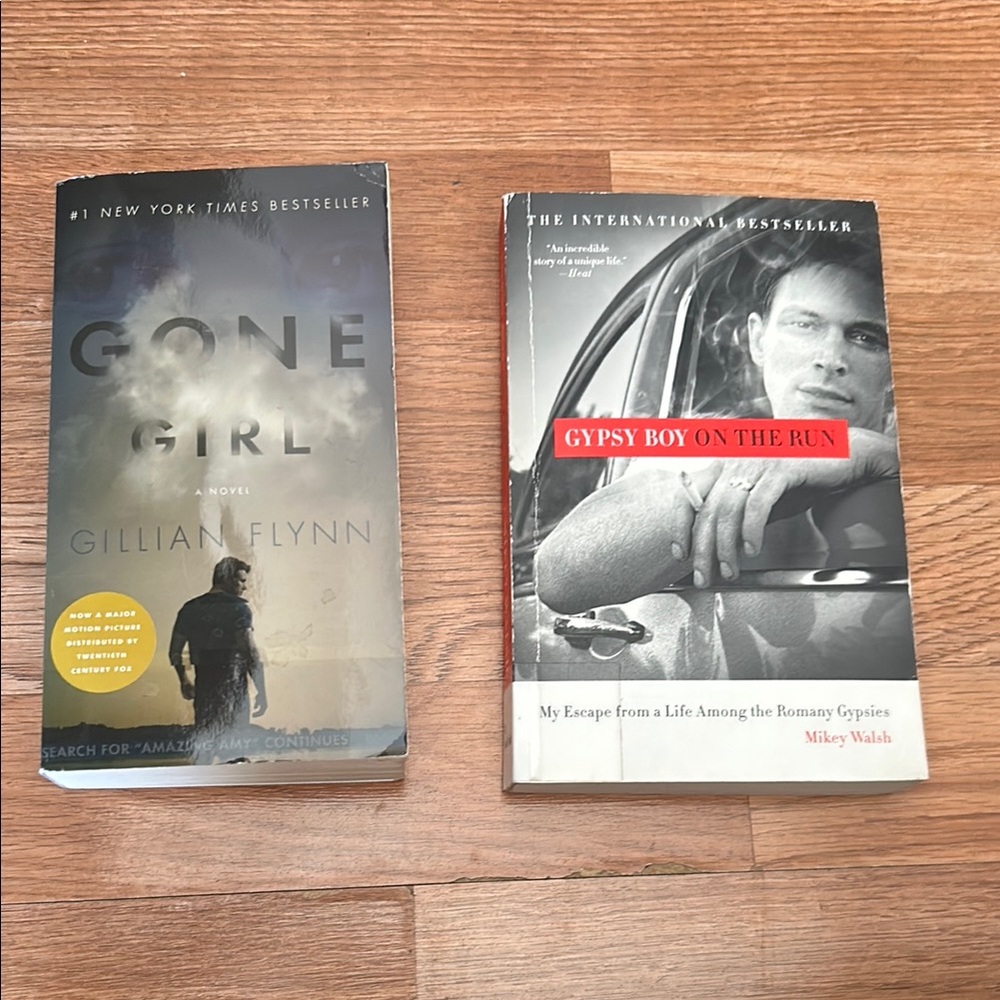 Gone Girl and Gypsy Boy On The Run Books